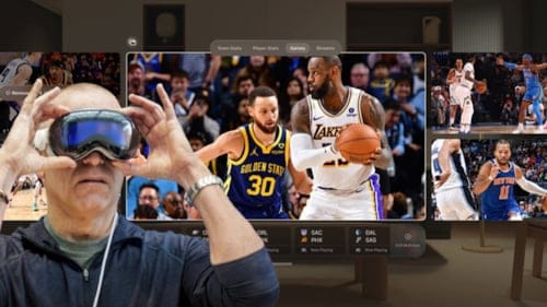 Basketbolseverler müjde: Lakers maçları Apple Vision Pro ile izlenebilecek!