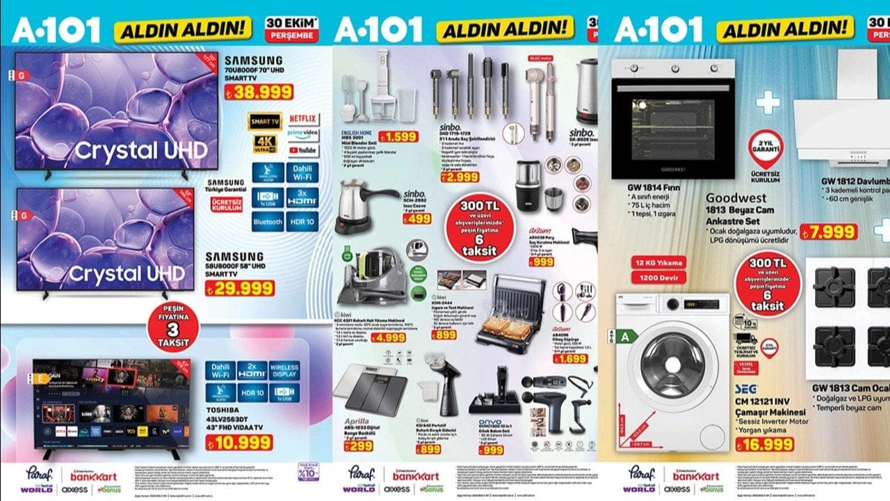 A101 30 Ekim Aldın Aldın kataloğu yayınlandı: Masaj aleti geliyor! İşte fiyatı