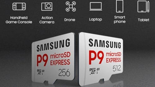 Samsung P9 Express tanıtıldı: MicroSD kartlarda yeni hız rekoru