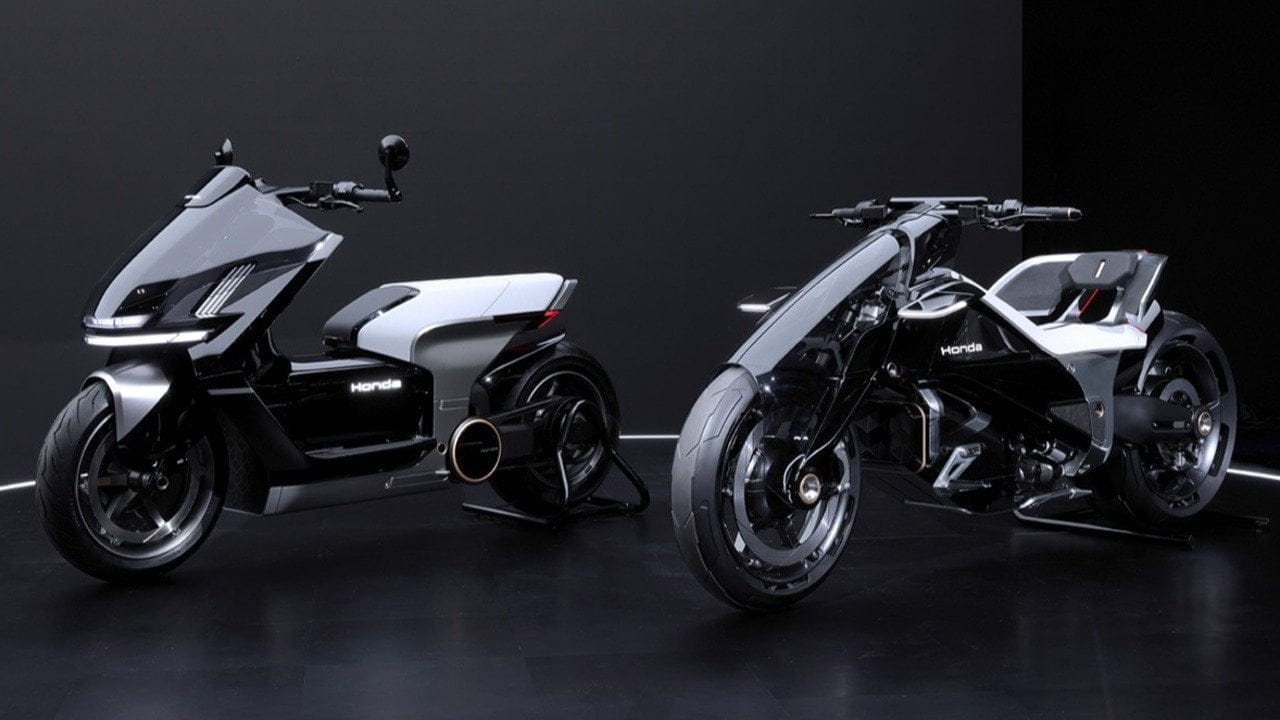 Honda, geleceğin motosiklet konsepti EV Outlier'ı tanıttı