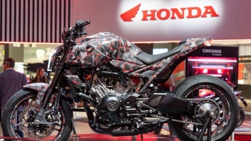 Honda V3R 900 tanıtıldı! İşte elektrik kompresörlü benzersiz prototip