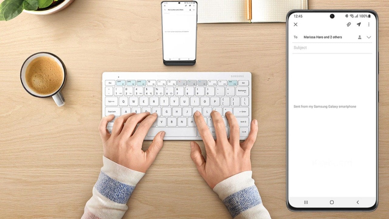Samsung kablosuz klavyesini tanıttı: Üç ayrı cihazla eşleşebiliyor!