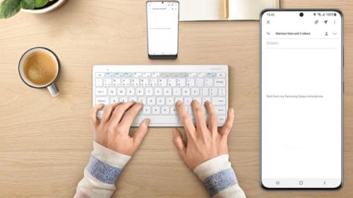 Samsung kablosuz klavyesini tanıttı: Üç ayrı cihazla eşleşebiliyor!