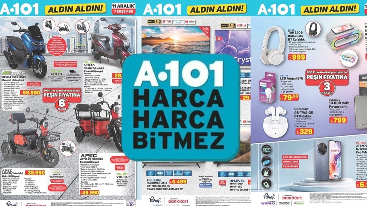 Elini çabuk tutan alıyor: A101’e elektrikli Moped geliyor İşte fiyatı