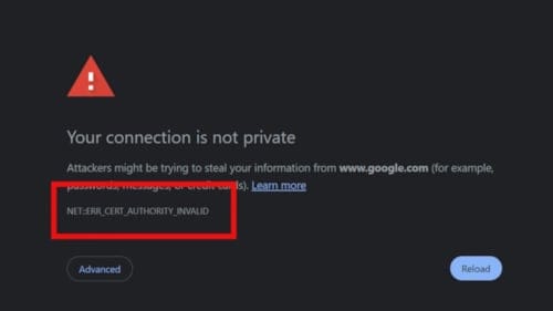 Chrome' da "ERR_CERT_AUTHORITY_INVALID" hatası nasıl düzeltilir? İşte en etkili çözümler