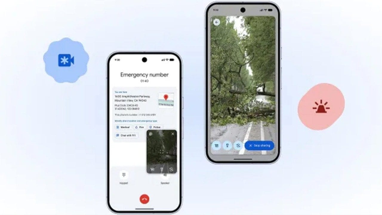 Android kullanıcıları dikkat: Acil servislerle canlı video paylaşımı yapılabilecek!