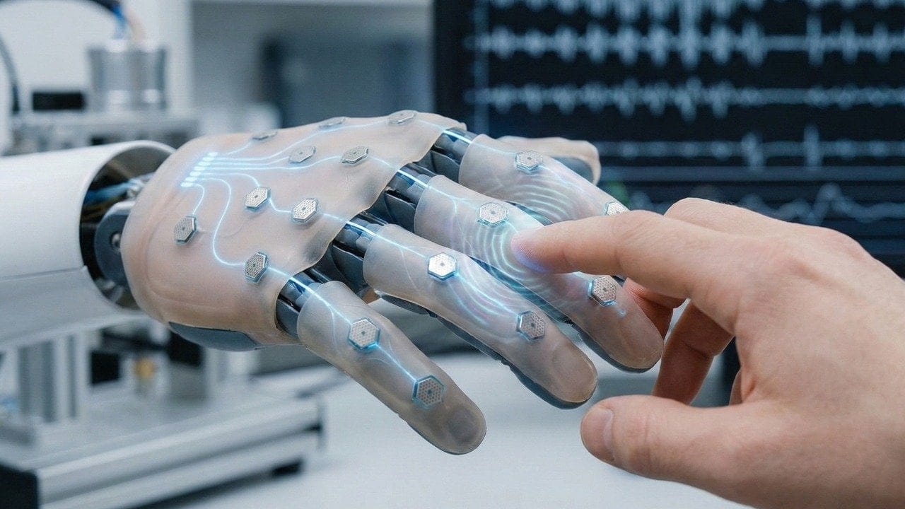 Robotlar için acı ve hasarı algılayabilen yapay deri geliştirildi