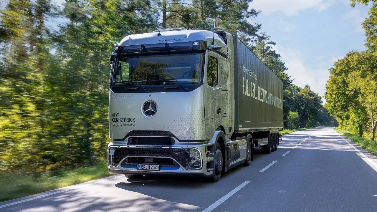 Mercedes hidrojenli kamyonu NextGenH2'yi seri üretime alıyor