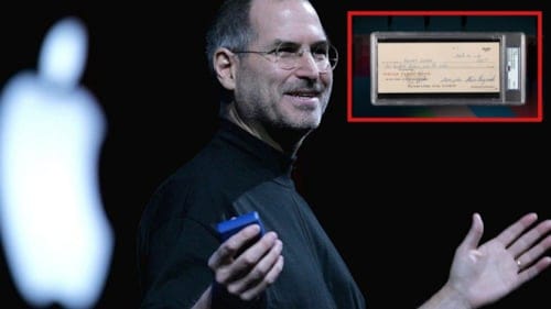 Steve Jobs’ın Apple’ı kurarken yazdığı çek satıldı: Fiyatı dudak uçuklattı!