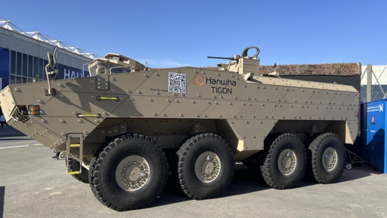 ASELSAN, SEDA 100'ü Hanwha'nın 8x8 Tigon aracına entegre etti