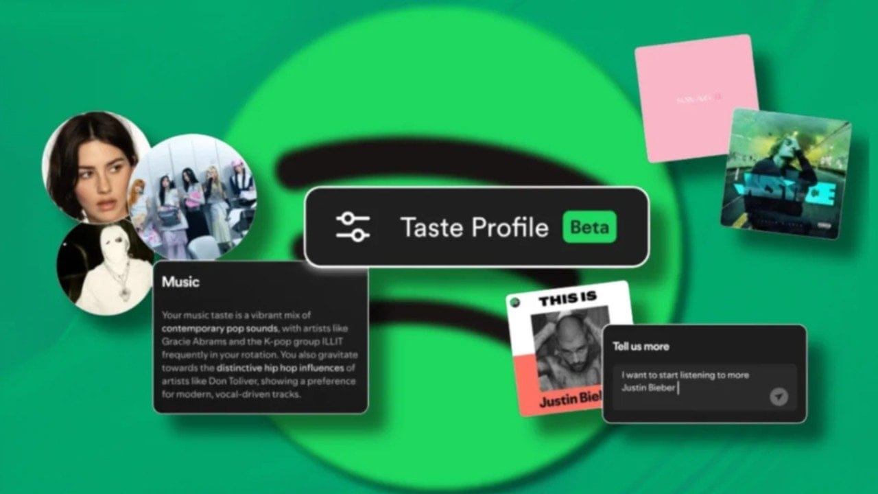 Spotify, "Taste Profile" ile müzik zevkinizi yazılı gösteriyor
