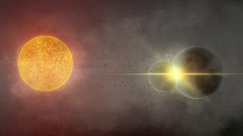 Bilim insanları iki gezegenin çarpışmasının kanıtlarını buldu