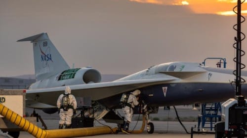 NASA'nın süpersonik X-59 jeti test uçuşunda arıza yaşadı