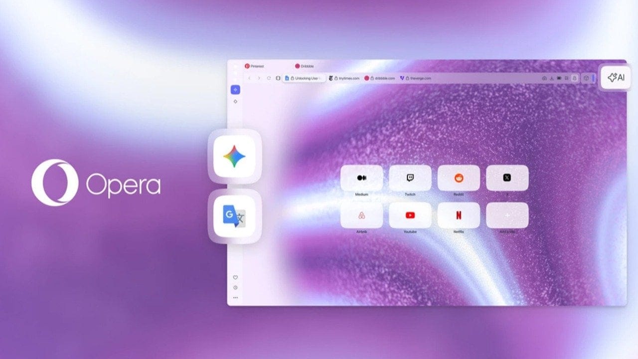 Opera One, yapay zeka ve çeviriyi kenar çubuğuna taşıdı
