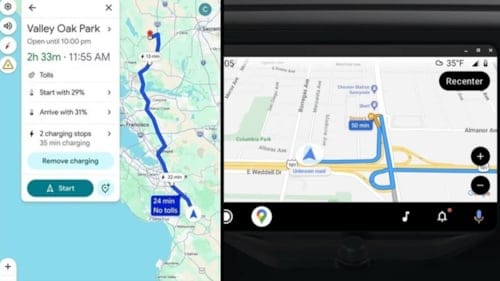 Google Maps’ten elektrikli araçlara akıllı destek: Şarj planlaması otomatikleşiyor