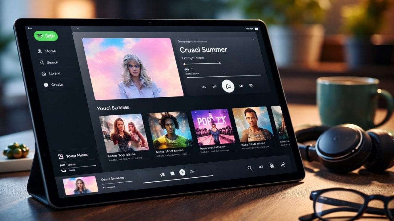 Spotify tablet deneyimini baştan yazdı: Tasarım tamamen değişti!