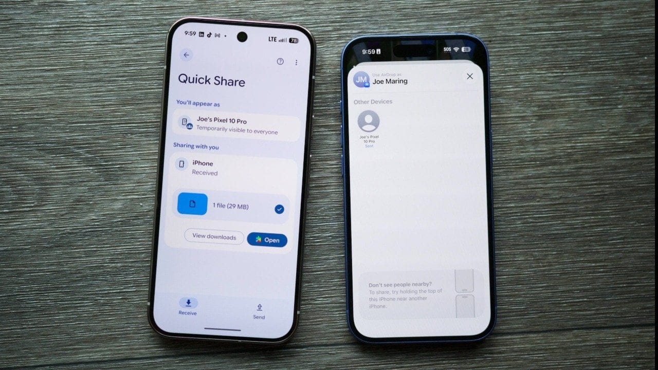 Quick Share ve AirDrop Birleşiyor: Özelliği ilk alacak telefonlar belli oldu