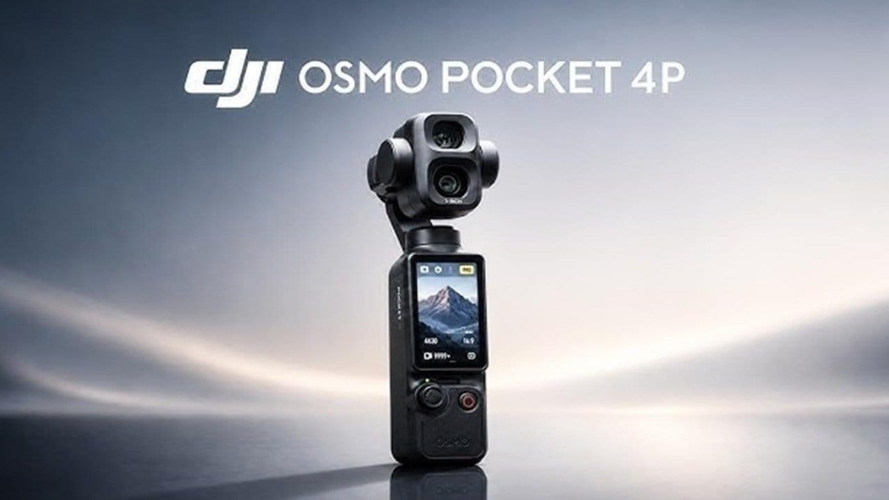 Çift kameralı DJI Osmo Pocket 4P tanıtıldı