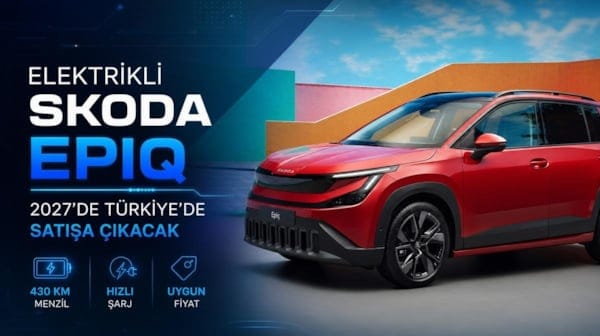 Elektrikli Skoda Epiq 2027'de Türkiye'de satışa çıkacak