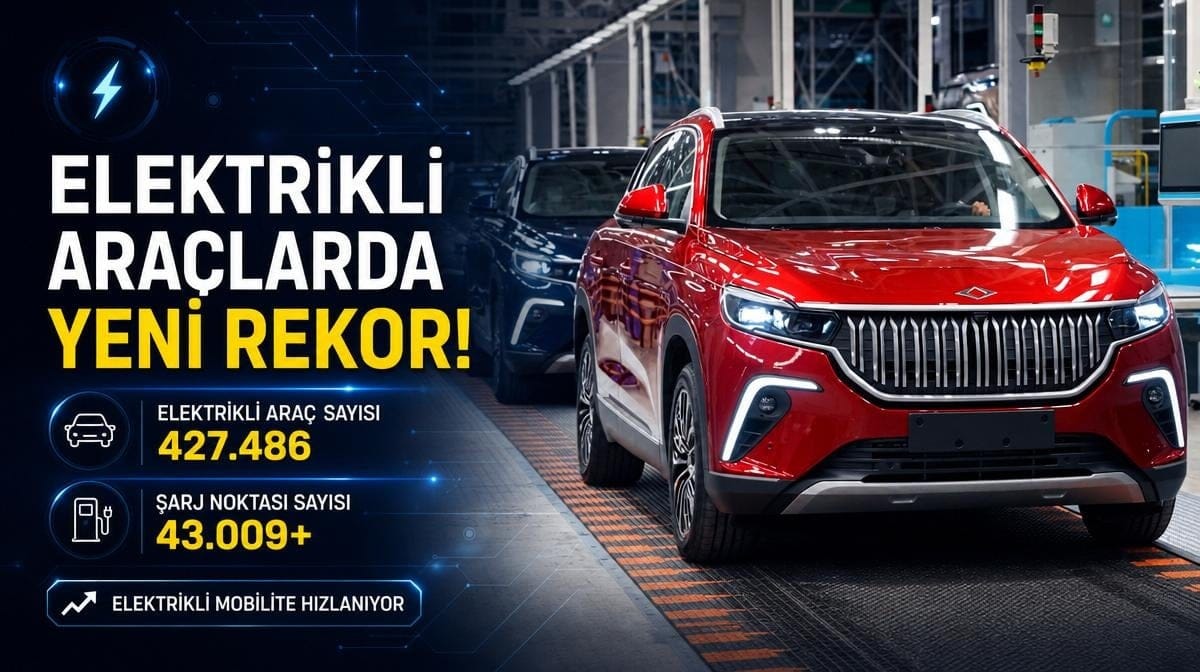 Türkiye'de elektrikli araç sayısında yeni rekor! İşte güncel rakamlar...