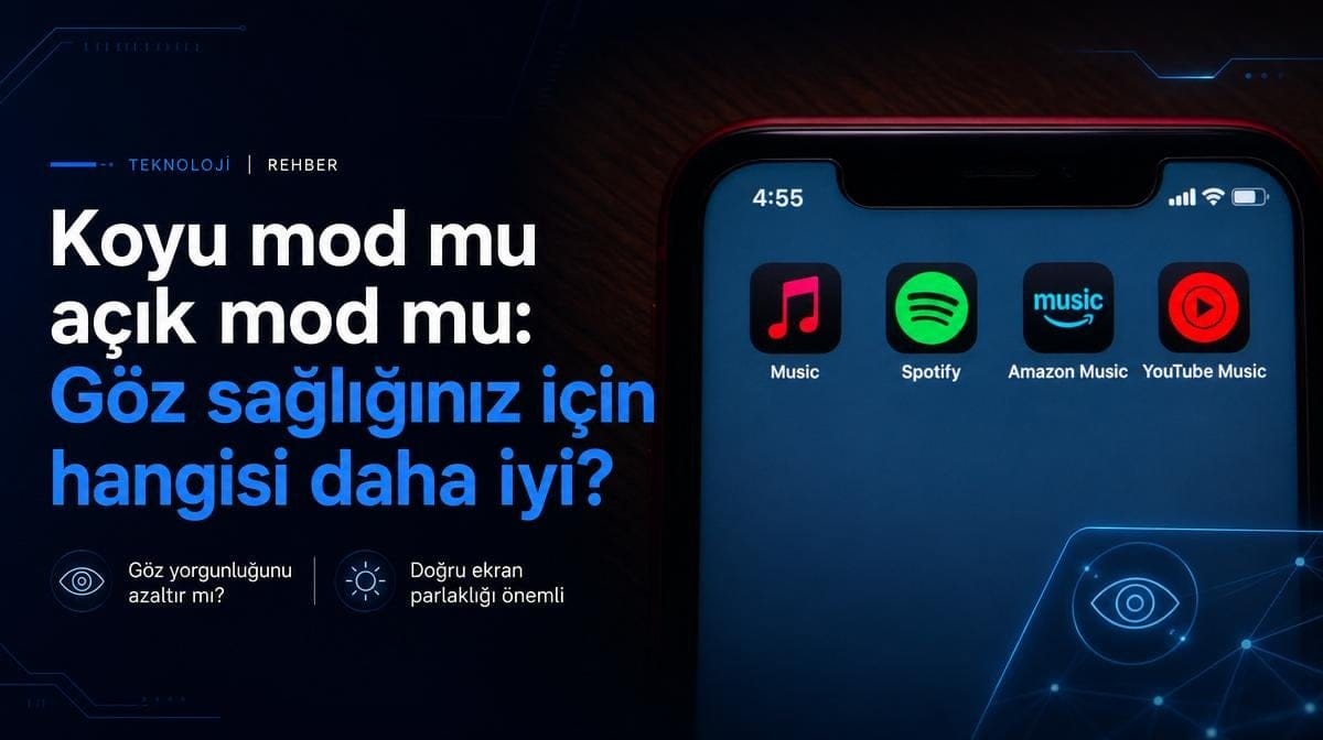 Koyu mod mu açık mod mu: Göz sağlığınız için hangisi daha iyi?