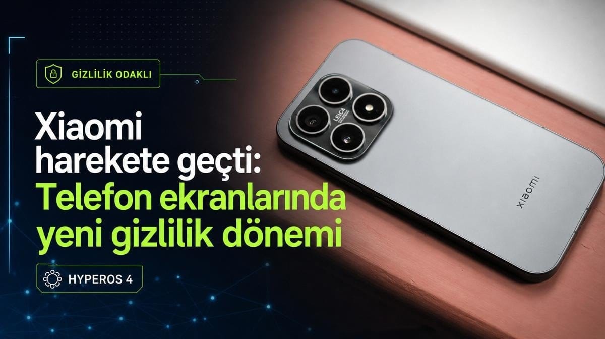 Xiaomi harekete geçti: Telefon ekranlarında yeni gizlilik dönemi