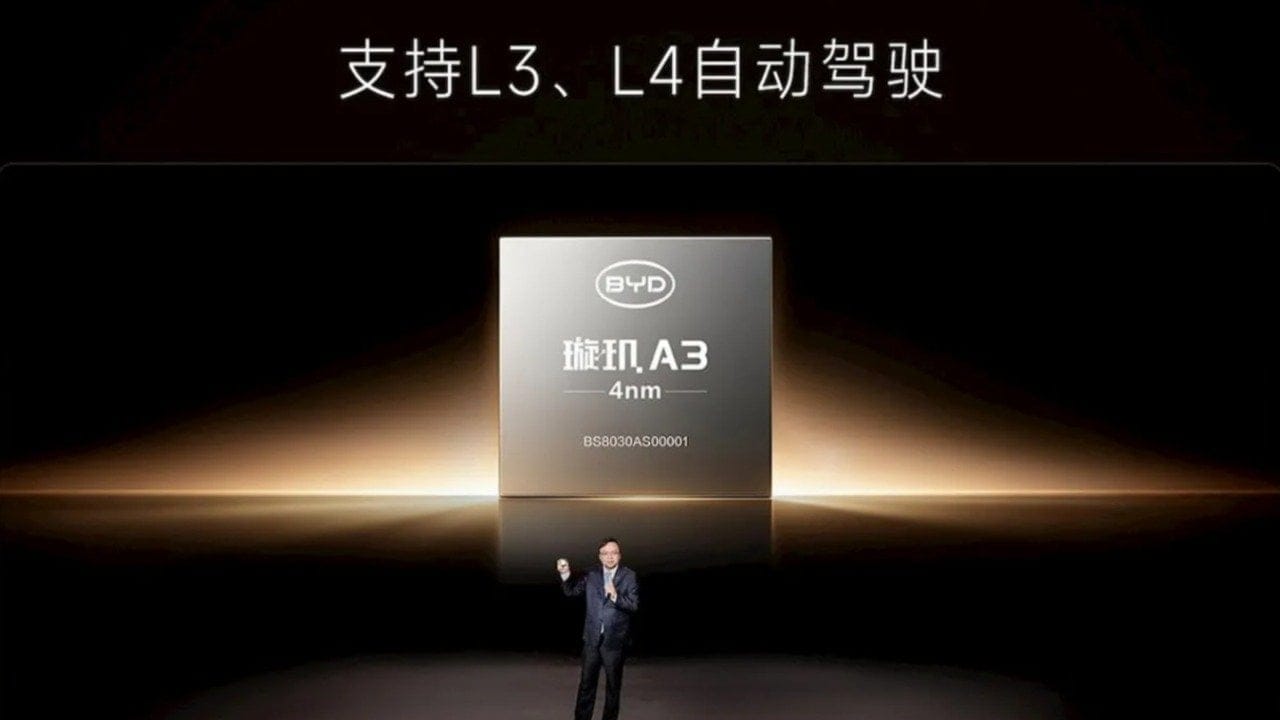 BYD, Çin'in ilk şirket içi 4 nm otonom sürüş çipini tanıttı