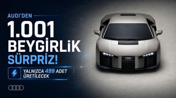 Audi'den 1.001 beygirlik sürpriz! Sadece 499 adet üretilecek yeni otomobil tanıtıldı