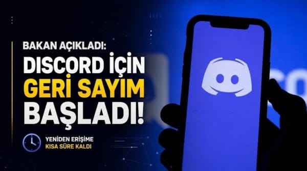 Bakan açıkladı: Discord için geri sayım başladı!