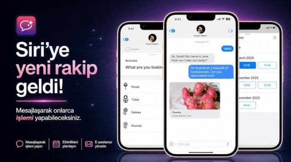 Siri’ye yeni rakip geldi! iPhone kullanıcıları artık mesajlaşarak onlarca işlemi yapabilecek
