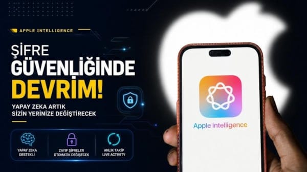 Apple’dan şifre güvenliğinde devrim! Yapay zeka artık sizin yerinize değiştirecek