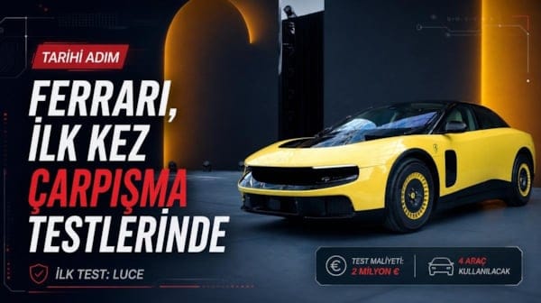 Ferrari, tarihinde ilk defa bağımsız çarpışma testlerine giriyor