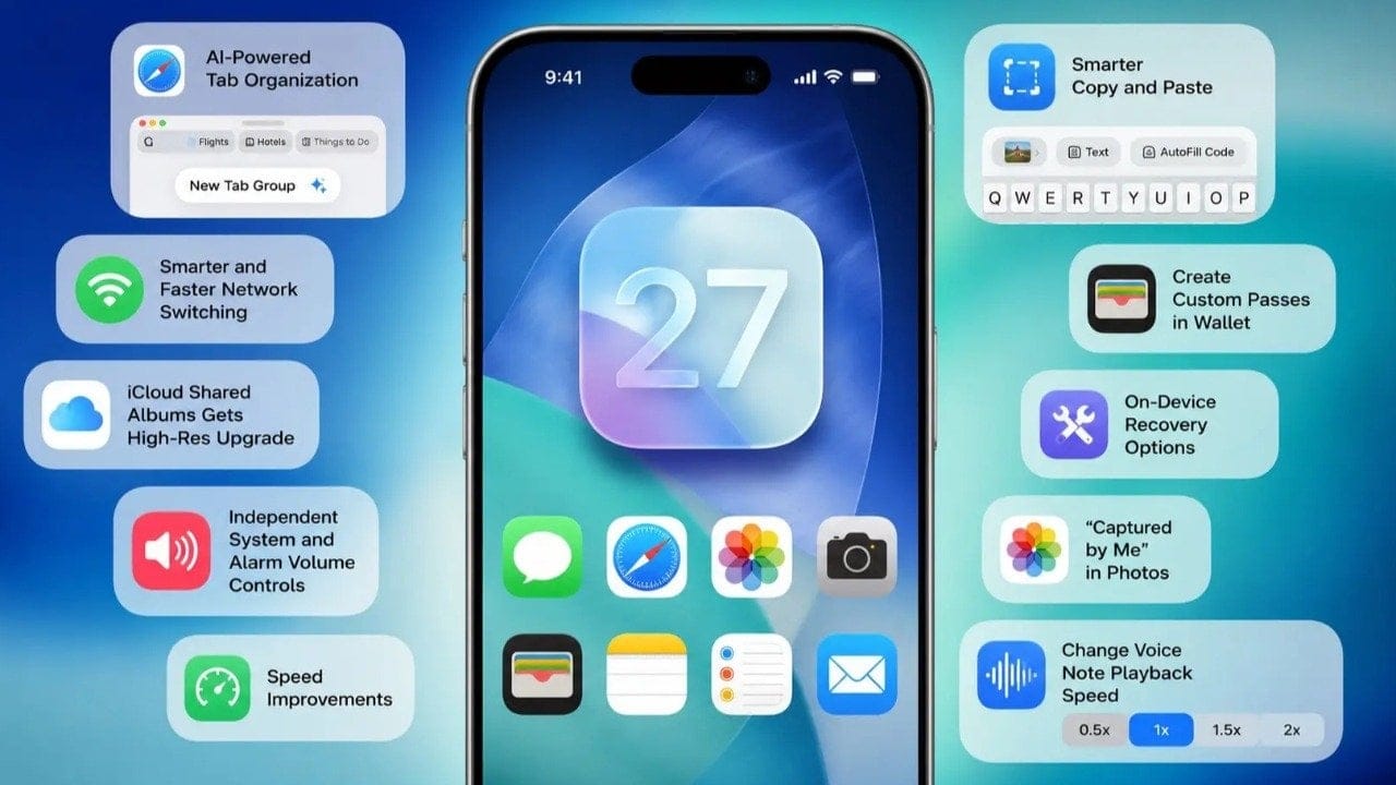Apple bunlardan hiç bahsetmedi: iOS 27 güncellemesi ile iPhone'lara gelecek 10 gizli özellik