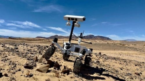 NASA'nın yeni keşif aracı şaşırttı! Kayaların üzerinden yürüyebiliyor