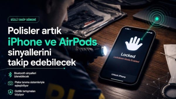 Polisler artık iPhone ve AirPods sinyallerini takip edebilecek