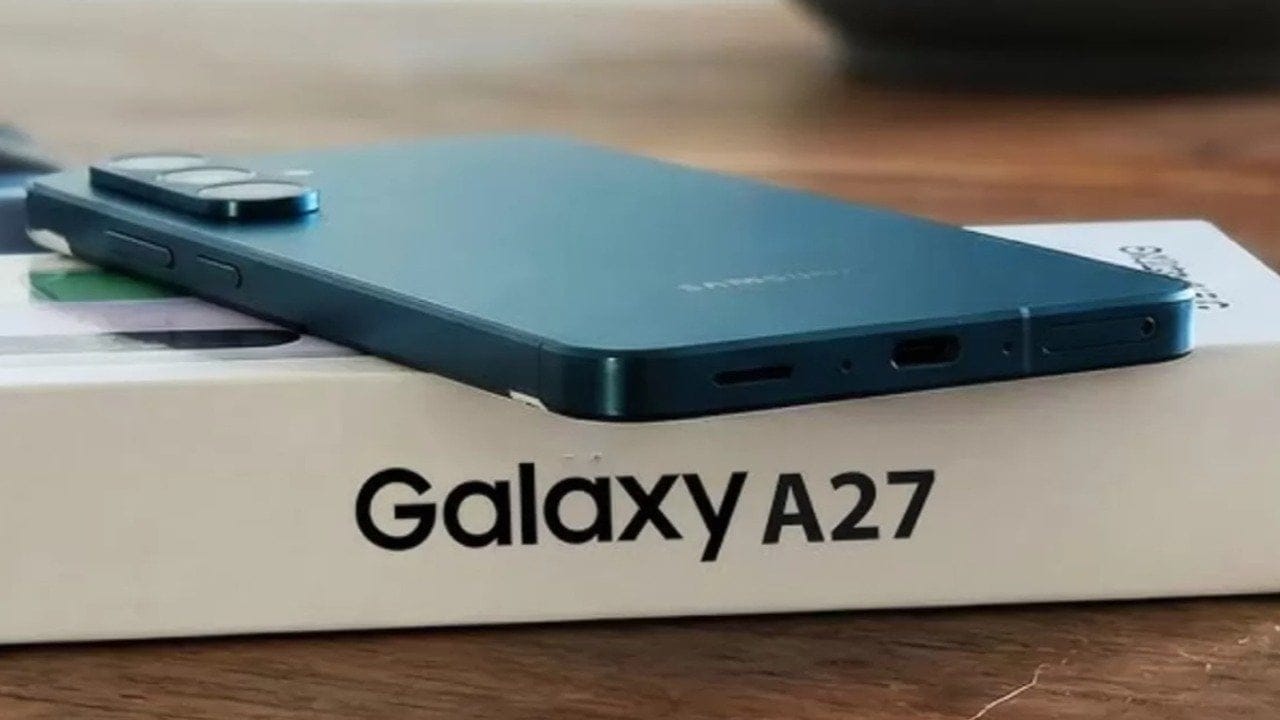 Samsung Galaxy A27'nin kutusu ortaya çıktı!