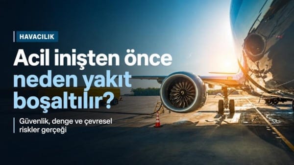 Uçaklar acil iniş yapmadan önce neden yakıt boşaltır? İşte havacılık dünyasındaki bilinmeyen riskler