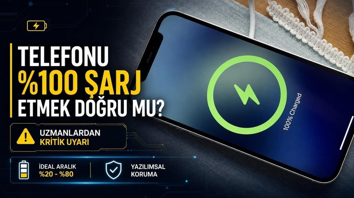 Telefonu %100 şarj etmek doğru mu? Uzmanlardan kritik uyarı