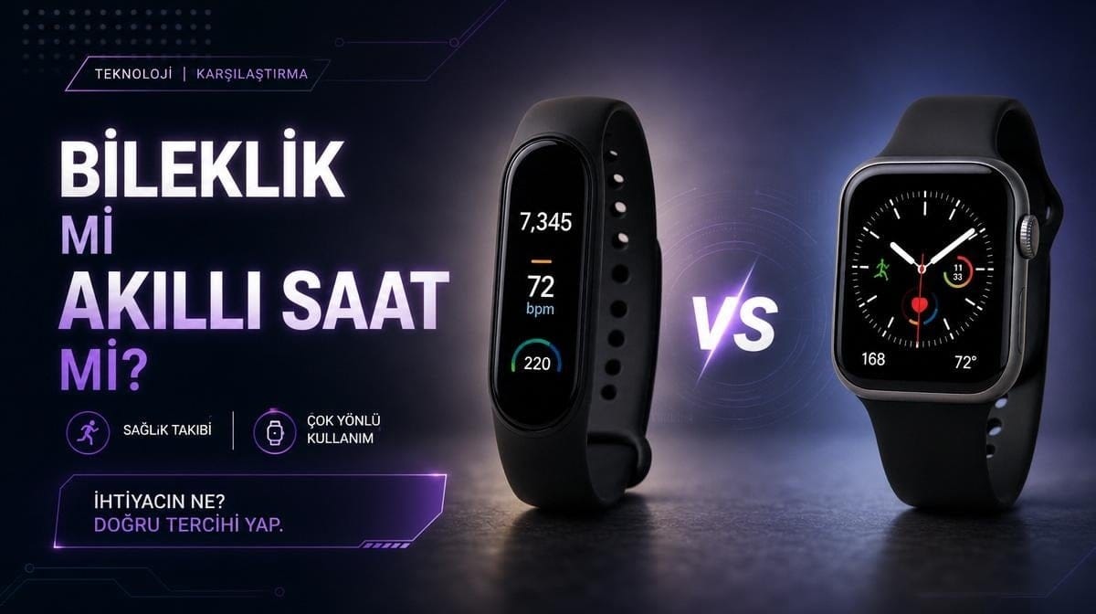 Fitness bileklikler mi akıllı saatler mi: Hangisi sizin için daha iyi bir tercih?