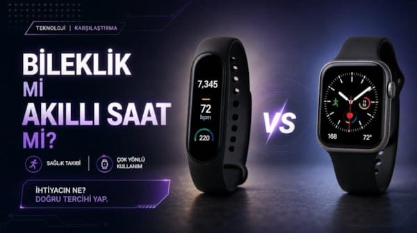 Fitness bileklikler mi akıllı saatler mi: Hangisi sizin için daha iyi bir tercih?
