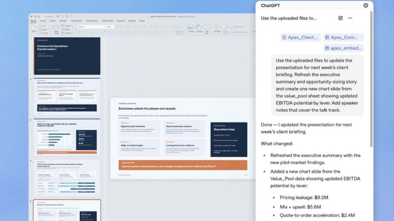 ChatGPT artık PowerPoint'te: Yapay zekayla sunum hazırlama dönemi başladı