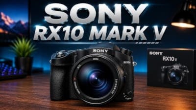25x optik zoomlu Sony RX10 Mark V sahneye çıktı