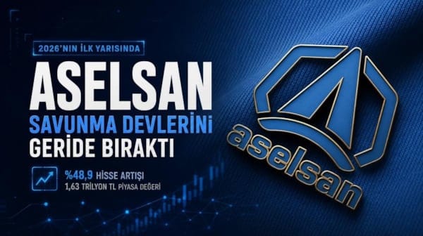 ASELSAN, 2026'nın ilk yarısında savunma devlerini geride bıraktı