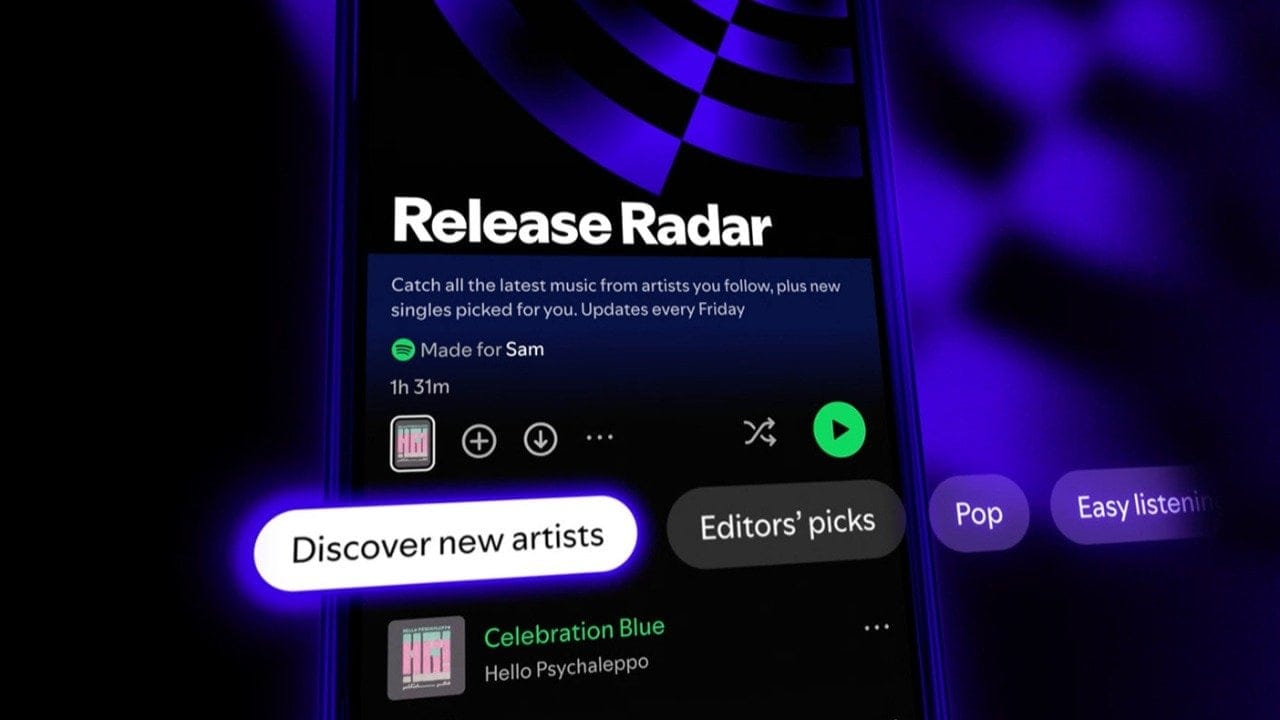 Spotify, Release Radar'ı yeniledi! Müzik keşfi artık daha kişisel