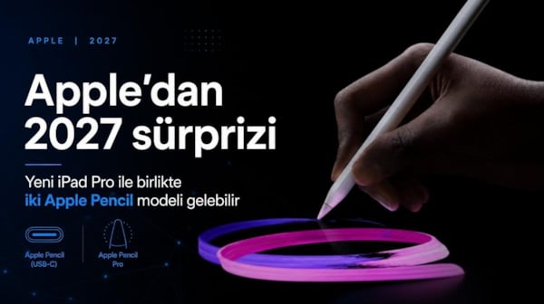 Apple'dan 2027 sürprizi: Yeni iPad Pro ile birlikte iki Apple Pencil modeli gelebilir