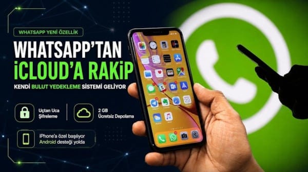WhatsApp, iPhone için iCloud'a rakip kendi bulut yedekleme sistemini geliştiriyor