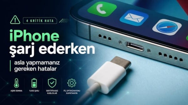 iPhone şarj ederken asla yapmamanız gereken 4 kritik hata