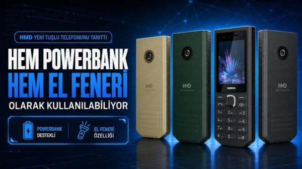 HMD yeni tuşlu telefonunu tanıttı! Hem powerbank hem el feneri olarak kullanılabiliyor
