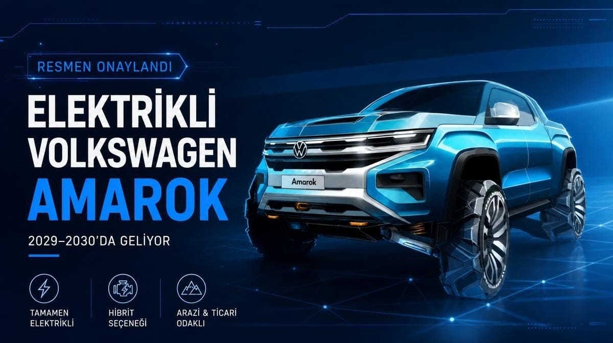 Elektrikli Volkswagen Amarok resmen onaylandı! İşte beklenen çıkış tarihi