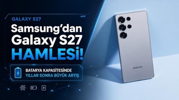 Samsung'dan Galaxy S27 hamlesi! Batarya kapasitesinde yıllar sonra büyük artış bekleniyor